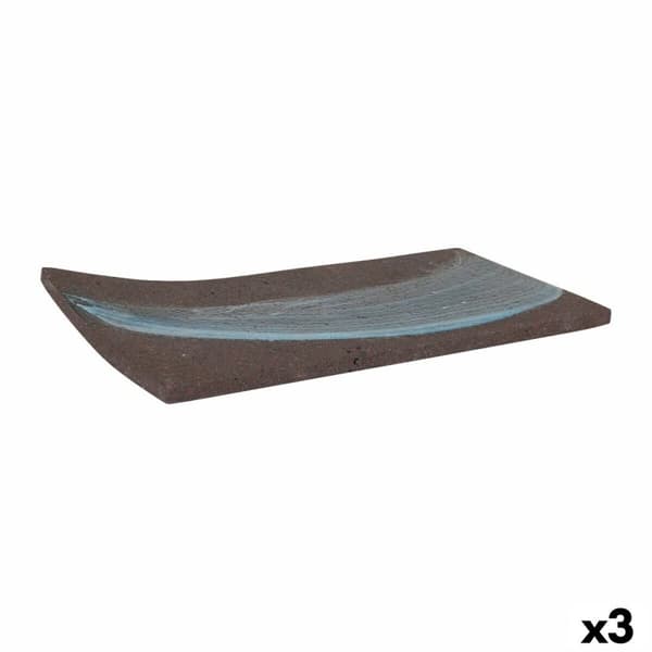 Snack bakke Pompeya Rektangulær 24 x 12 x 1 cm (3 enheder)