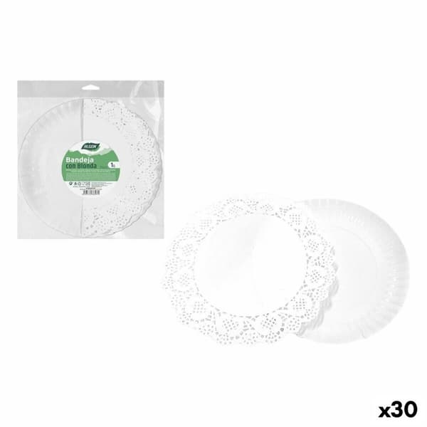 Snack bakke Algon Cirkulær 35 cm (30 enheder)
