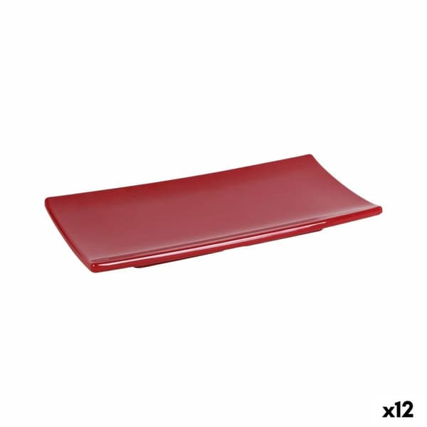 Snack bakke Rektangulær 24 x 10,5 x 2,5 cm (12 enheder)