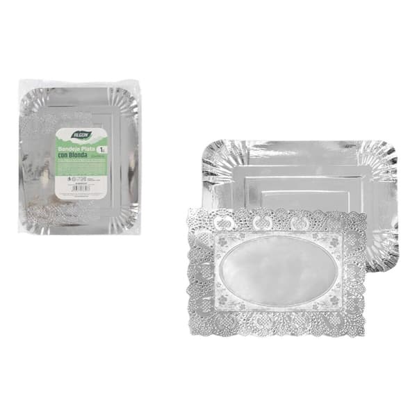 Snack bakke Algon Rektangulær 32 x 39 cm (36 Enheder)