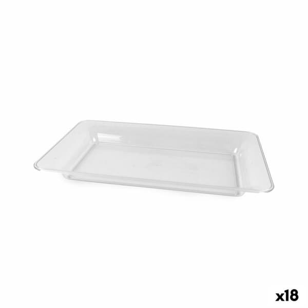 Snacksbricka Algon Rektangulär 36 x 23 cm (18 antal)
