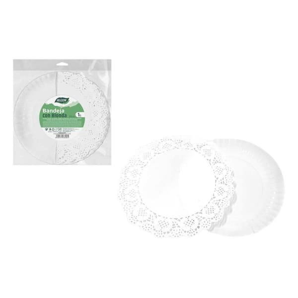 Snacksbricka Algon Rund 30 cm (30 antal)