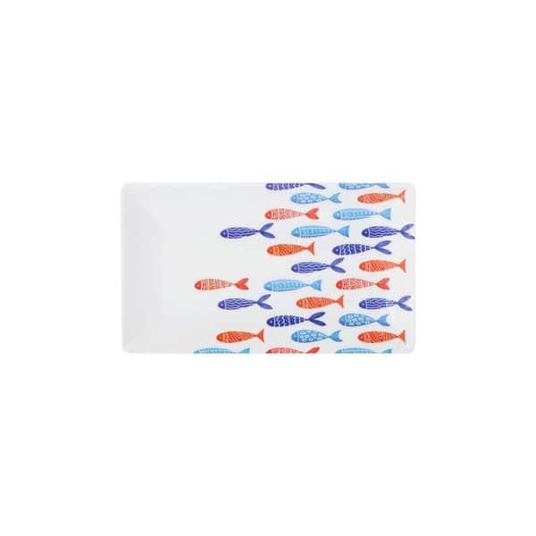 Snack bakke La Mediterránea Fisk 25 x 15 x 2 cm (12 enheder)