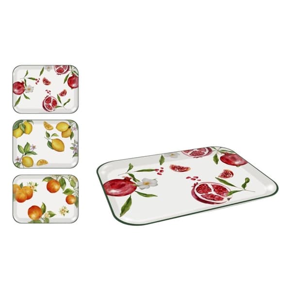 Bakke La Mediterránea 42 x 31 cm Frugter 9 enheder