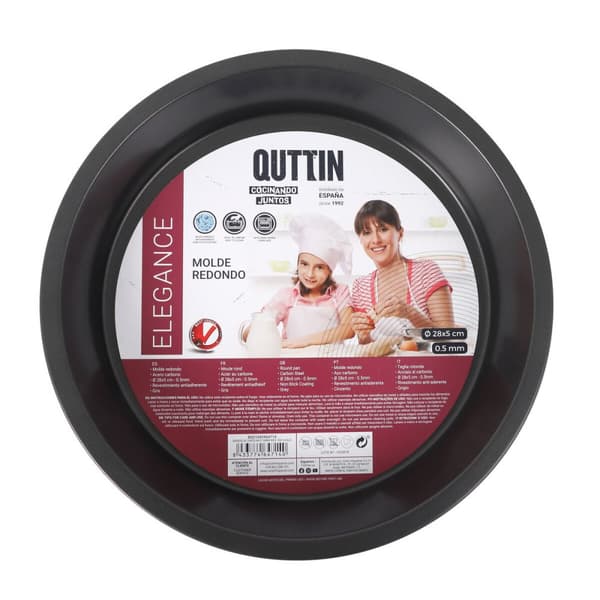 Ugnsplåt Quttin Rund 28 x 5 cm (12 antal)