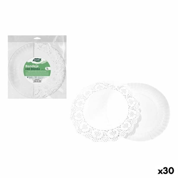 Snack bakke Algon Cirkulær 30 cm (30 enheder)