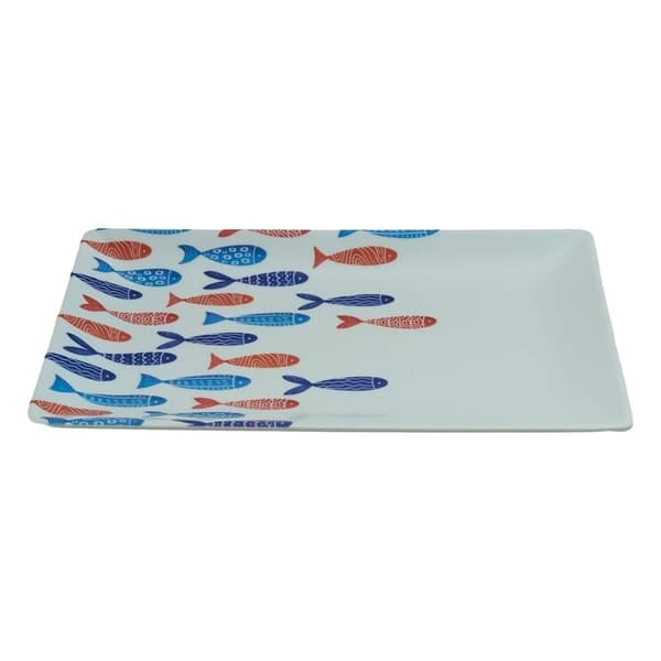 Snack bakke La Mediterránea Fisk 25 x 15 x 2 cm (12 enheder)