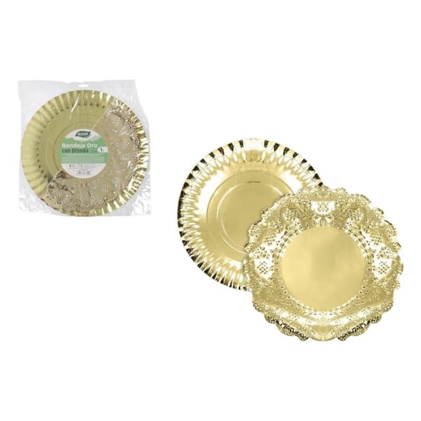Snacksbrett Algon Sirkulær 35 cm (30 enheter)