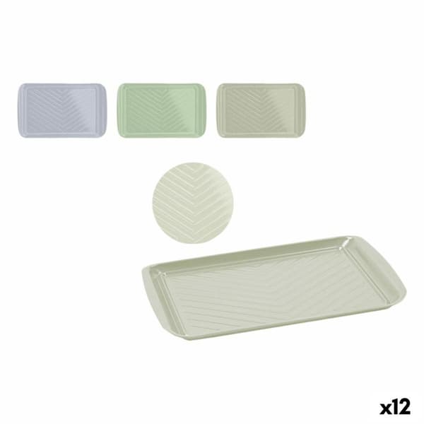 Tarjotin Quttin Metalli 43,5 x 27 x 2 cm 12 osaa
