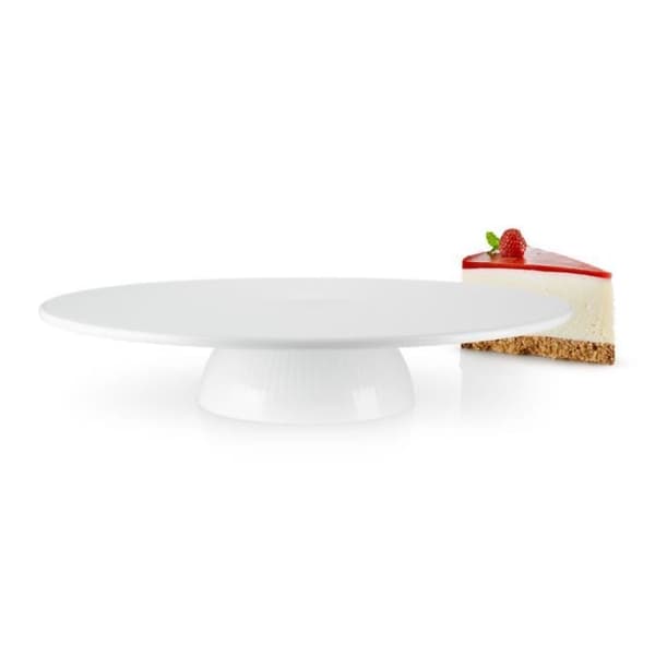 Eva Trio tårtfat Legio Nova 34,5 x 6,8 cm vitt porslin