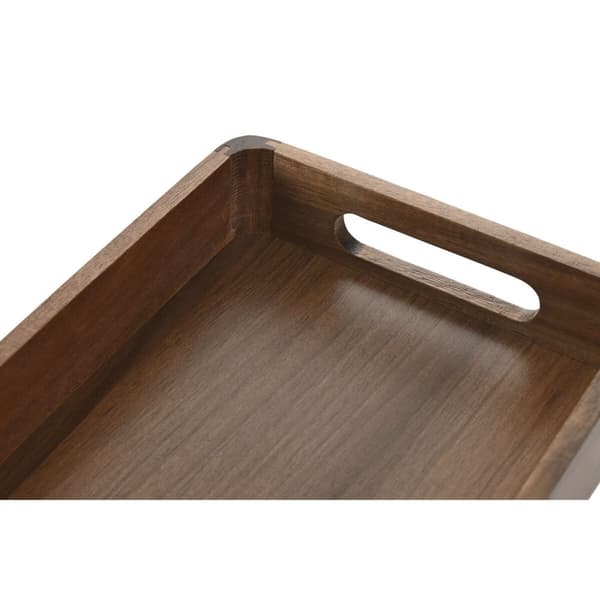 Snacksbricka Home ESPRIT Naturell 32 x 18 x 5 cm