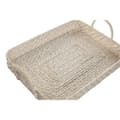 Miniatyrbilde 2 av 4: Sett med brett Home ESPRIT Hvit Naturell Bambus Rotting 45 x 35 x 13 cm