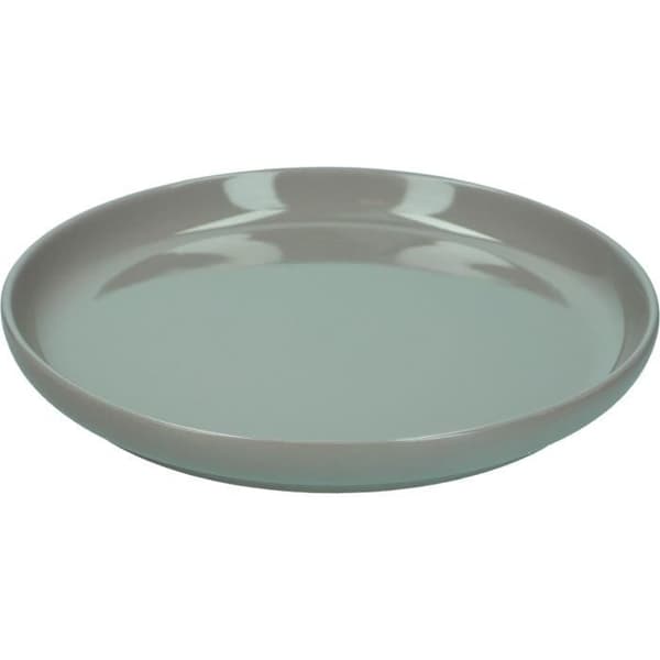Mikasa middagstallrik 24,5 cm grå keramik