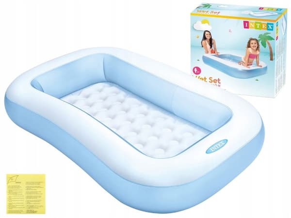 Lastenallas 166 x 100 x 25 puhallettava #57403NP INTEX