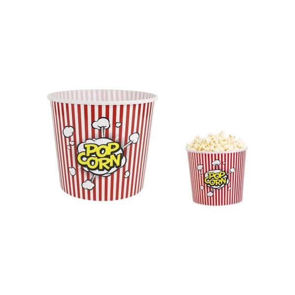 Beholder til popcorn Algon 3,5 L 20 x 17 cm (24 enheder)