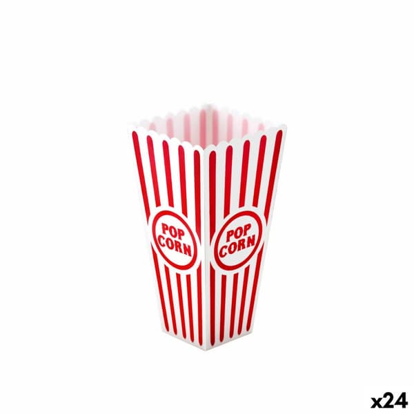 Beholder til popcorn Algon 9,5 x 19,3 cm (24 enheder)