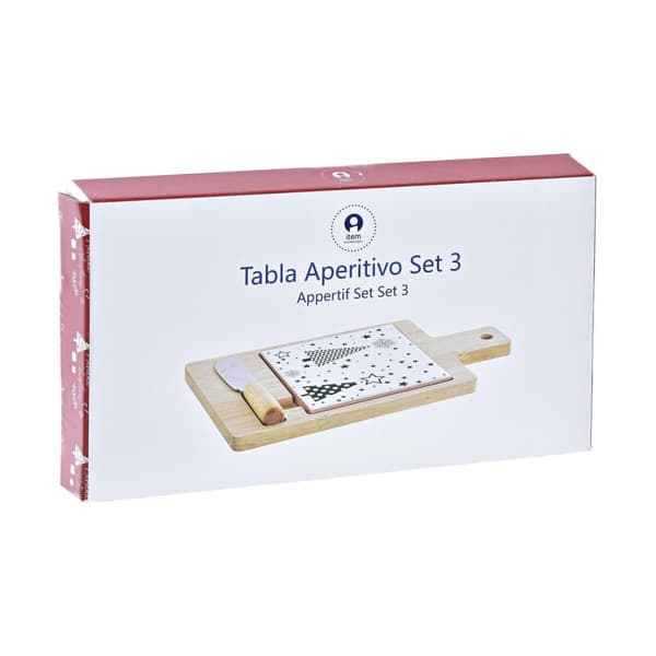 Tilltuggsset DKD Home Decor Vit Grön Bambu Stengods (21,5 x 11,8 x 1,5 cm)