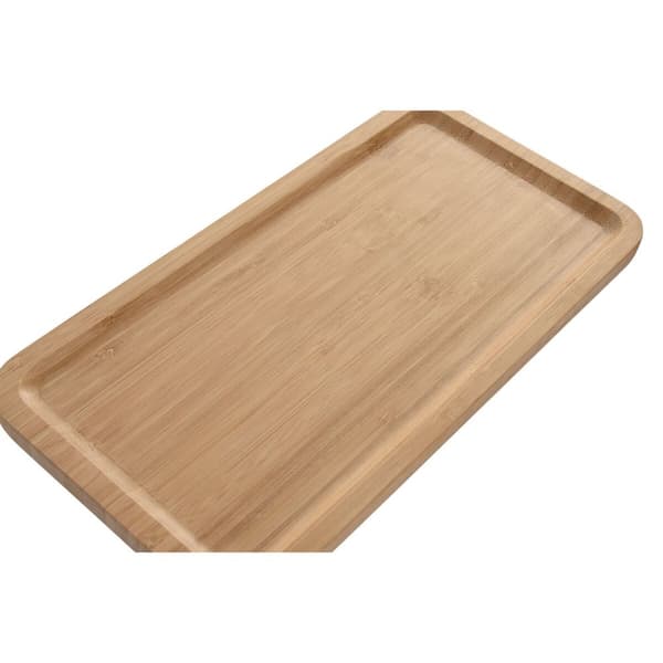 Snacksbricka Home ESPRIT Naturell 30,5 x 15,6 x 6,8 cm