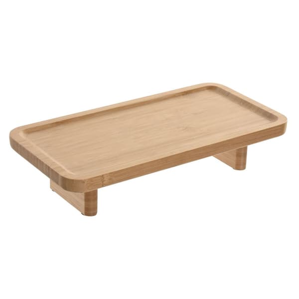 Snacksbricka Home ESPRIT Naturell 30,5 x 15,6 x 6,8 cm