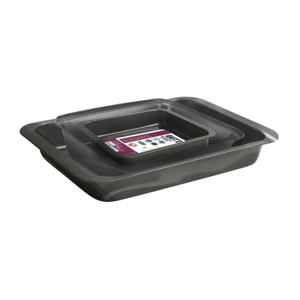 Uppsättning med Brickor Quttin 28,5 x 19,5 cm 34 x 24 cm 42 x 29 cm 3 Delar (6 antal)