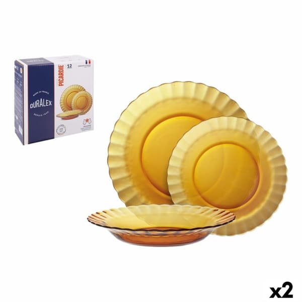 Matservis Duralex Picardie 12 Delar (2 antal)