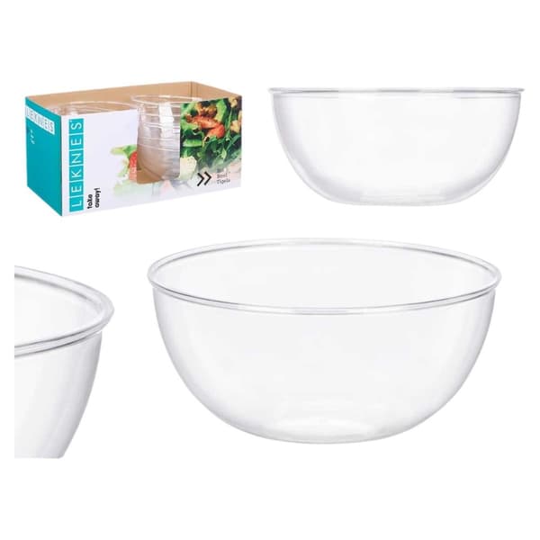 Tallriksset Leknes CK80678-1 Transparent Plast 25,5 x 12,5 x 25,5 cm (12 antal)