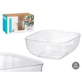 Miniatyrbillede 3 af 4: plade Leknes CK80688-1 Gennemsigtig Plastik 5 L 25,5 x 12,3 x 25,5 cm (12 enheder)