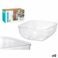 Miniatyrbillede 1 af 4: plade Leknes CK80688-1 Gennemsigtig Plastik 5 L 25,5 x 12,3 x 25,5 cm (12 enheder)