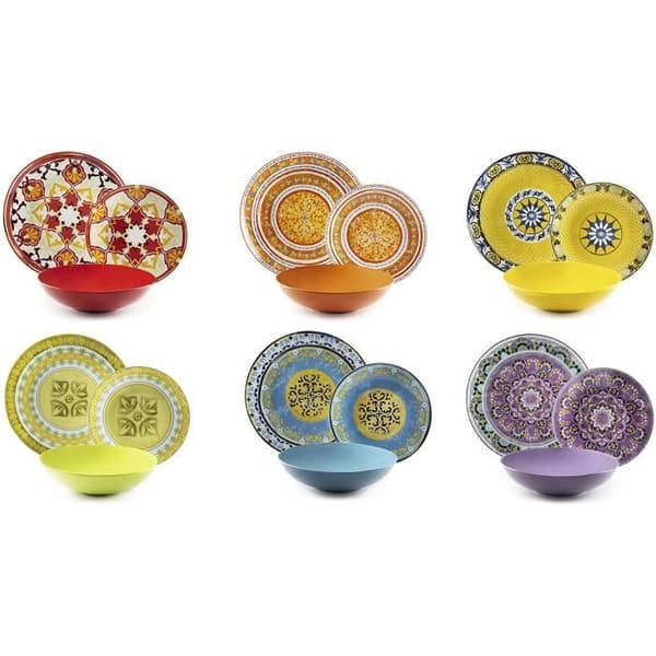 Excelsa 61628 Tjänsteset 18 Delar Porcelain och Keramik Multicolor