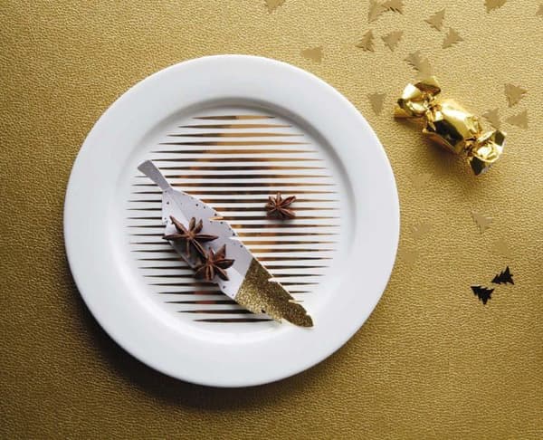 Asa Tallrik - 29015425 - Desserttallrik, Guld, 21cm, Set om 6