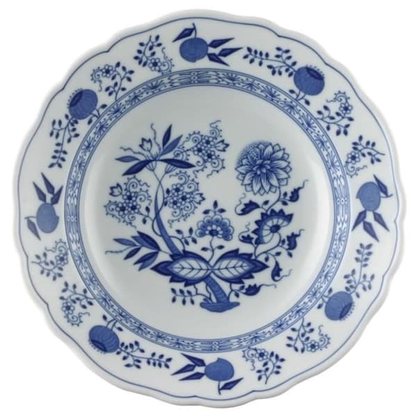 Porslinssoppstallrik 23 cm Hutschenreuther Soppatallrik 0,37 L Bordsservice 02001-720002-10123 Vit/Blå