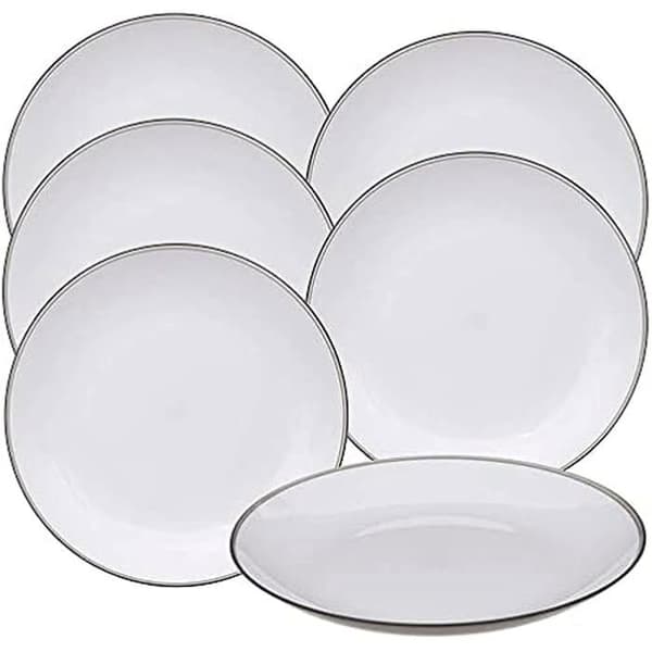 Tallrikar - Wellhome - 6-pack - Polypropen - Oförstörbara - 25 cm