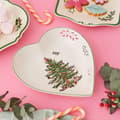 Miniatyrbild 4 av 4: Spode Plate - XT5322-X - Pierced Heart Skål, Keramik, Flerfärgad
