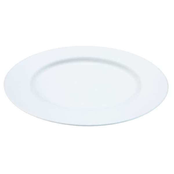 L.S.A. middagsfat Dine 27 x 2 cm vit porslin 4 delar