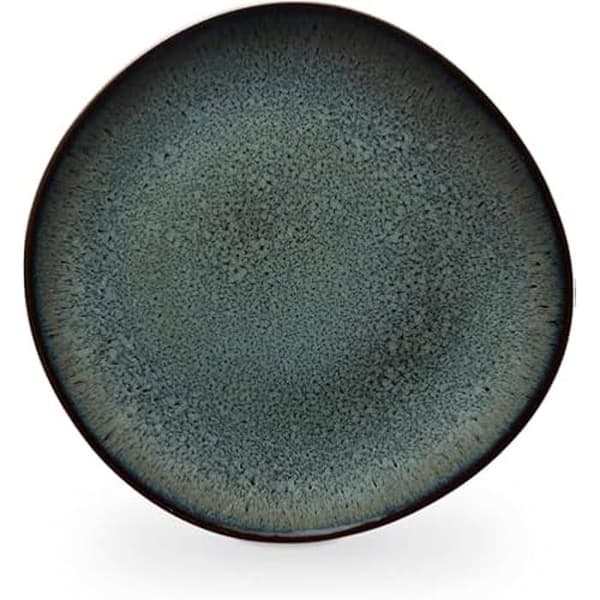 tycka. av Villeroy & Boch Lave Gris Frukosttallrik, 23,5x23x2,6 cm, Stengods, Grå