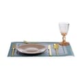 Miniatyrbild 3 av 3: Platt skål Vivalto 3239121P-5 Gyllene Glas 21 x 2 x 21 cm