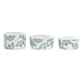 Miniatyrbild 3 av 4: Tilltuggsset DKD Home Decor Bambu Stengods Blad Tropiskt 4 Delar 18 x 18 x 1 cm