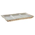 Miniatyrbild 1 av 3: Snacksbricka DKD Home Decor Transparent Naturell Glas 42 x 20 x 3,5 cm