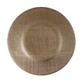 Miniatyrbild 3 av 3: Platt skål Vivalto 3239121P-5 Gyllene Glas 21 x 2 x 21 cm (6 antal)