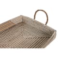 Miniatyrbild 3 av 3: Uppsättning med Brickor DKD Home Decor Gul Naturell 48 x 38 x 15 cm 52 x 38 x 15 cm (2 antal)