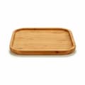 Miniatyrbild 2 av 2: Snacksbricka Kinvara JWKW-3710 Brun Fyrkantig 20 x 1,5 x 20 cm (12 antal)