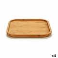Miniatyrbild 1 av 2: Snacksbricka Kinvara JWKW-3710 Brun Fyrkantig 20 x 1,5 x 20 cm (12 antal)
