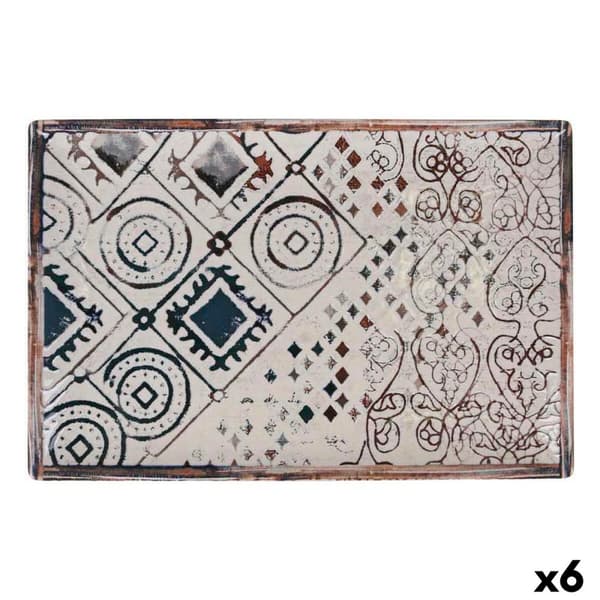 Servingsfat La Mediterránea Grecia Porslin Rektangulär 30 x 20 x 2,5 cm (6 antal)