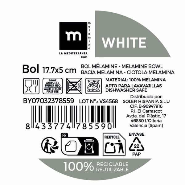 Skål La Mediterránea (12 antal)
