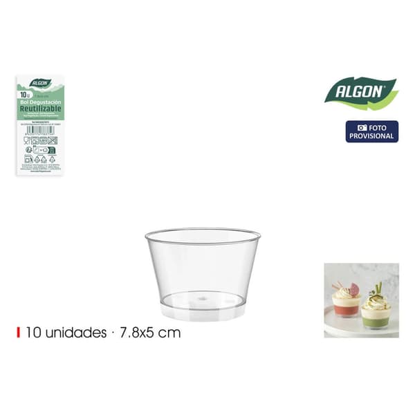 Snacksskål Algon 10 Delar (24 antal)