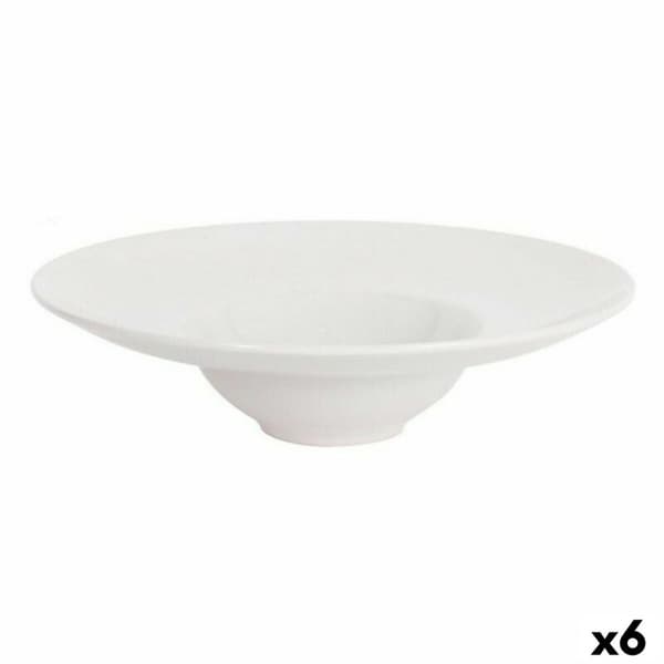 Pastaskål La Mediterránea Bari Elfenben Stentøj (6 enheder) (25 x 6,6 cm)