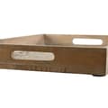 Miniatyrbillede 3 af 5: Bakkesæt Home ESPRIT Hvid Natur Indianer mand 44 x 29 x 5 cm (2 enheder)