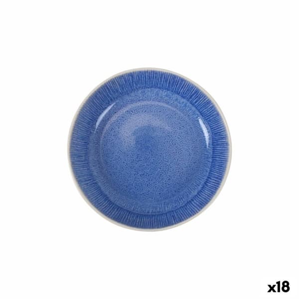 Dyp plate La Mediterránea Calobra Blå (18 enheter)