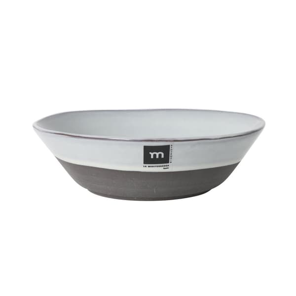 Dyp plate La Mediterránea Black clay