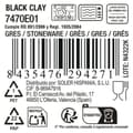 Miniatyrbilde 5 av 5: Dyp plate La Mediterránea Black clay